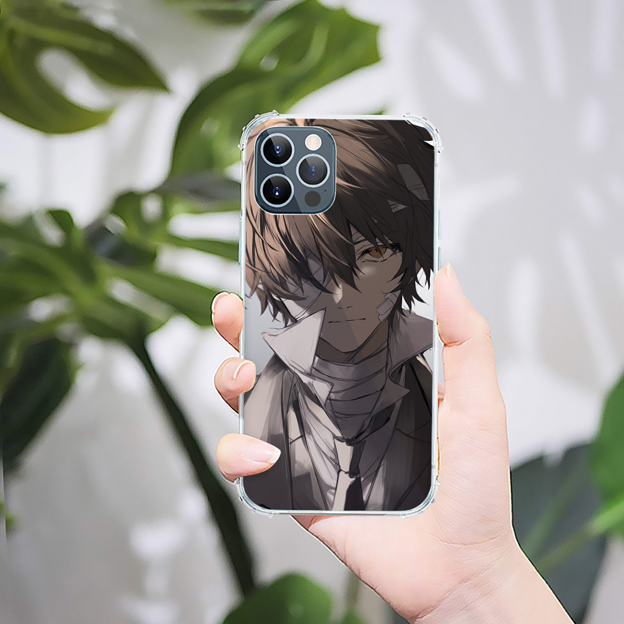 （画像用） 文豪ストレイドッグス Bungo Stray Dogs 【iPhone 12シリーズ対応】透明スマホケース（クリアソフトケース）